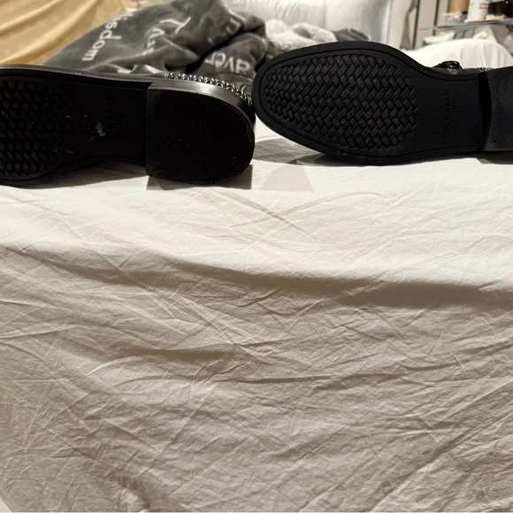 Knee High COLE HAAN Lexi GRD Women’s Strech Flat Boot Black Leather Aize 8 - Picture 5 of 5